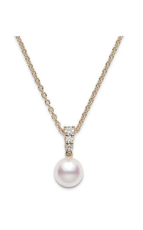 Mikimoto Akoya Pearl and Diamond Necklace
